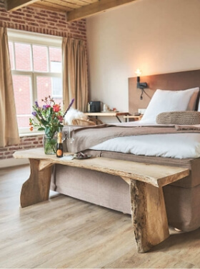 Afbeelding hotelkamer in de Roskam home
