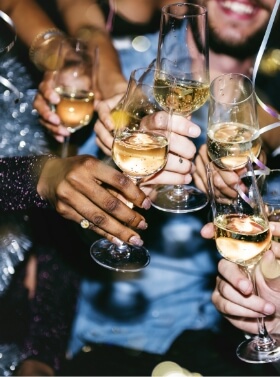 Afbeelding champagne voor een feest home